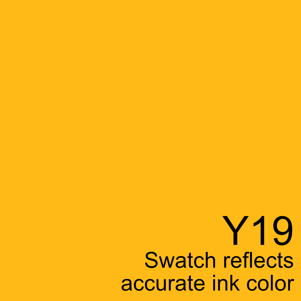 Y19 - Copic Sketch Marker Napoli Yellow — Violeta Ink